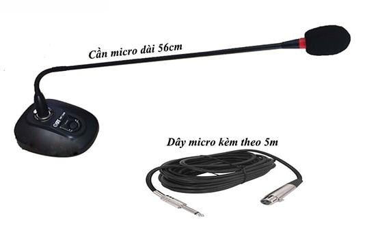 Micro cổ ngỗng cần dài OBT C806, mic chuyên dùng cho hội nghị, hội thảo...