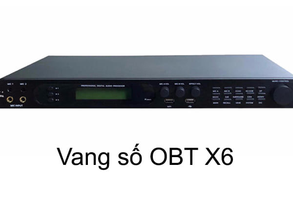 Vang số karaoke OBT-X6 chống hú, rít. Hàng nhập khẩu chính hãng