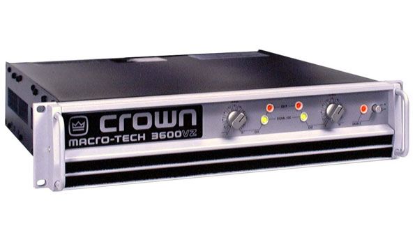 Cục đẩy công suất 2 kênh Crown macro tech 3600VZ - hàng nhập khẩu chính hãng, bảo hành 12 tháng