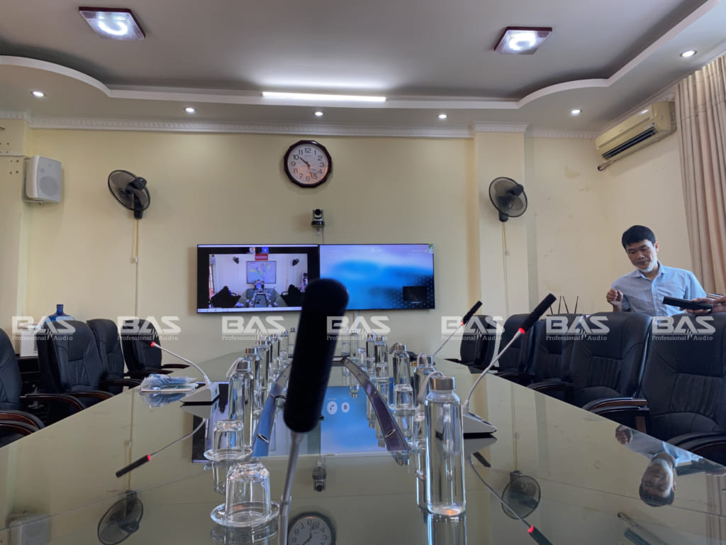 BAS Audio Nam Định cung cấp & lắp đặt tivi cường lực tại phòng họp hội thảo