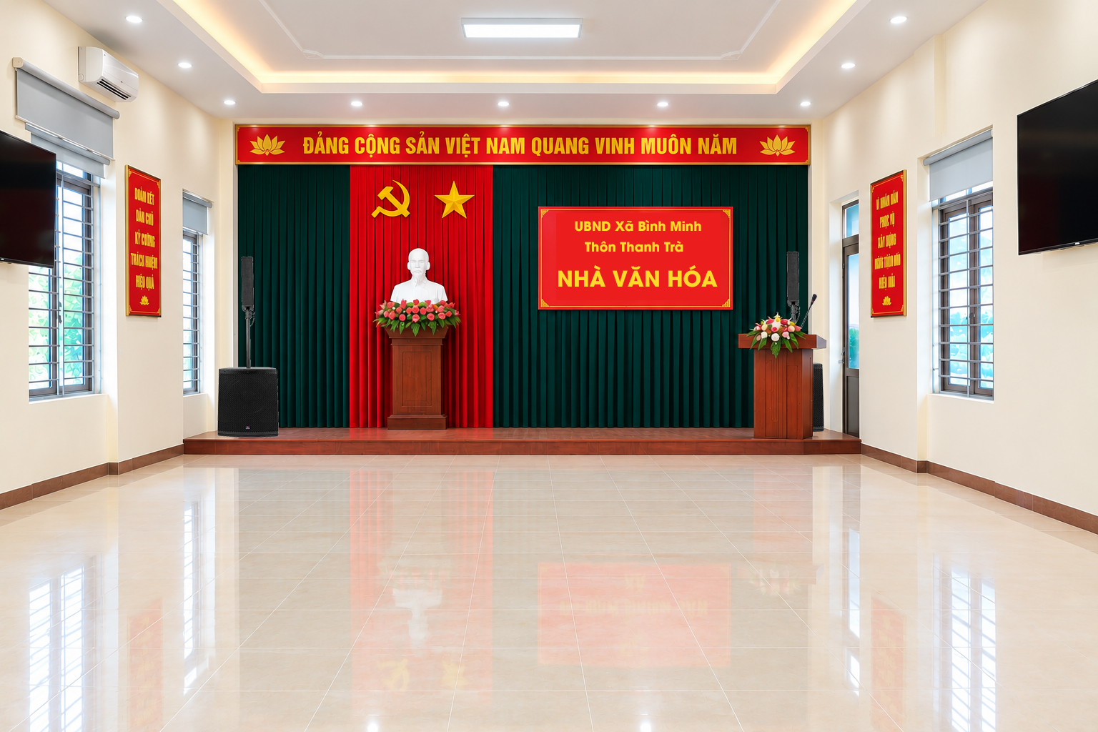 Một số cấu hình hệ thống âm thanh dành cho phường, xã, nhà văn hóa